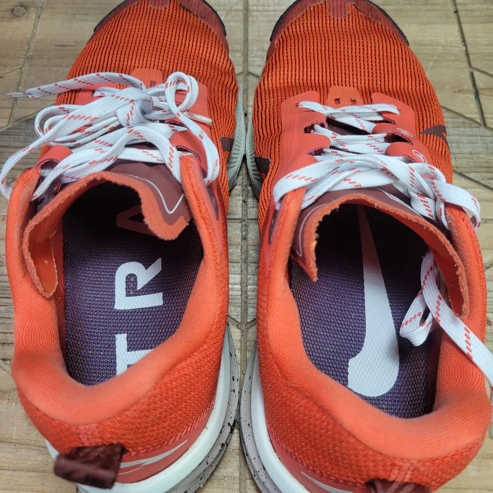 Nike Terra Kiger 9 Shoes Mens Sz 8 Orange Trail Running React Grip DR2693-600